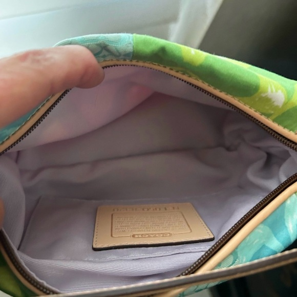 Y2K Coach Hampton Patch Work Pouch - Picture 4 of 5